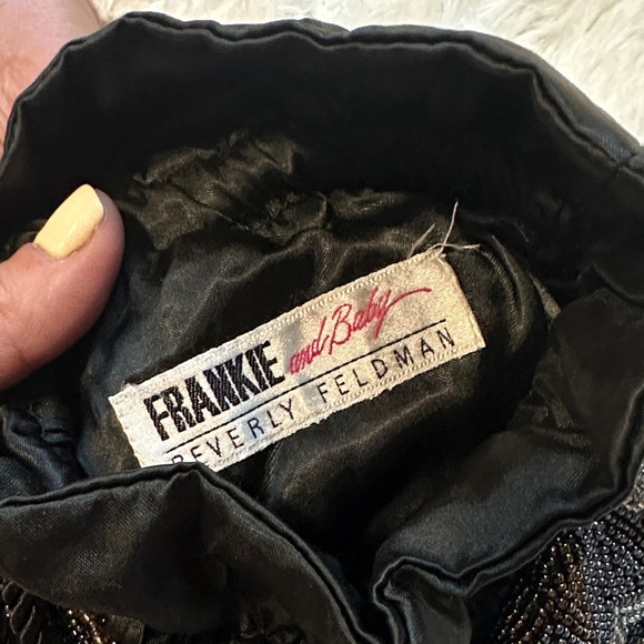 Vintage-Retro Frankie and Baby Black bead Women's Bag - Picture 4 of 8